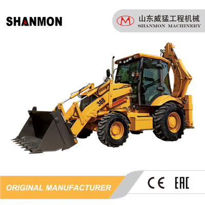 Shanmon 388 4.8L Yuchai Power- og Hadraulic-styrende rendegraver