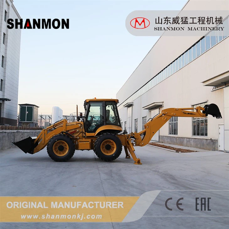 Four-Wheel Steering 388H Backhoe Loader